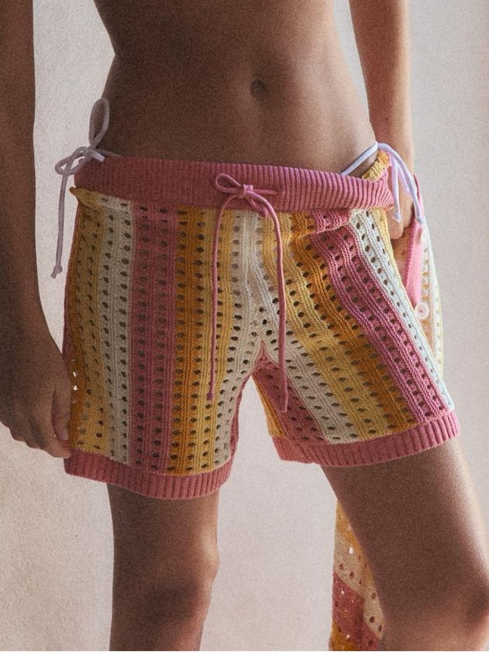 BNWT ZARA STRIPED KNIT SHORT